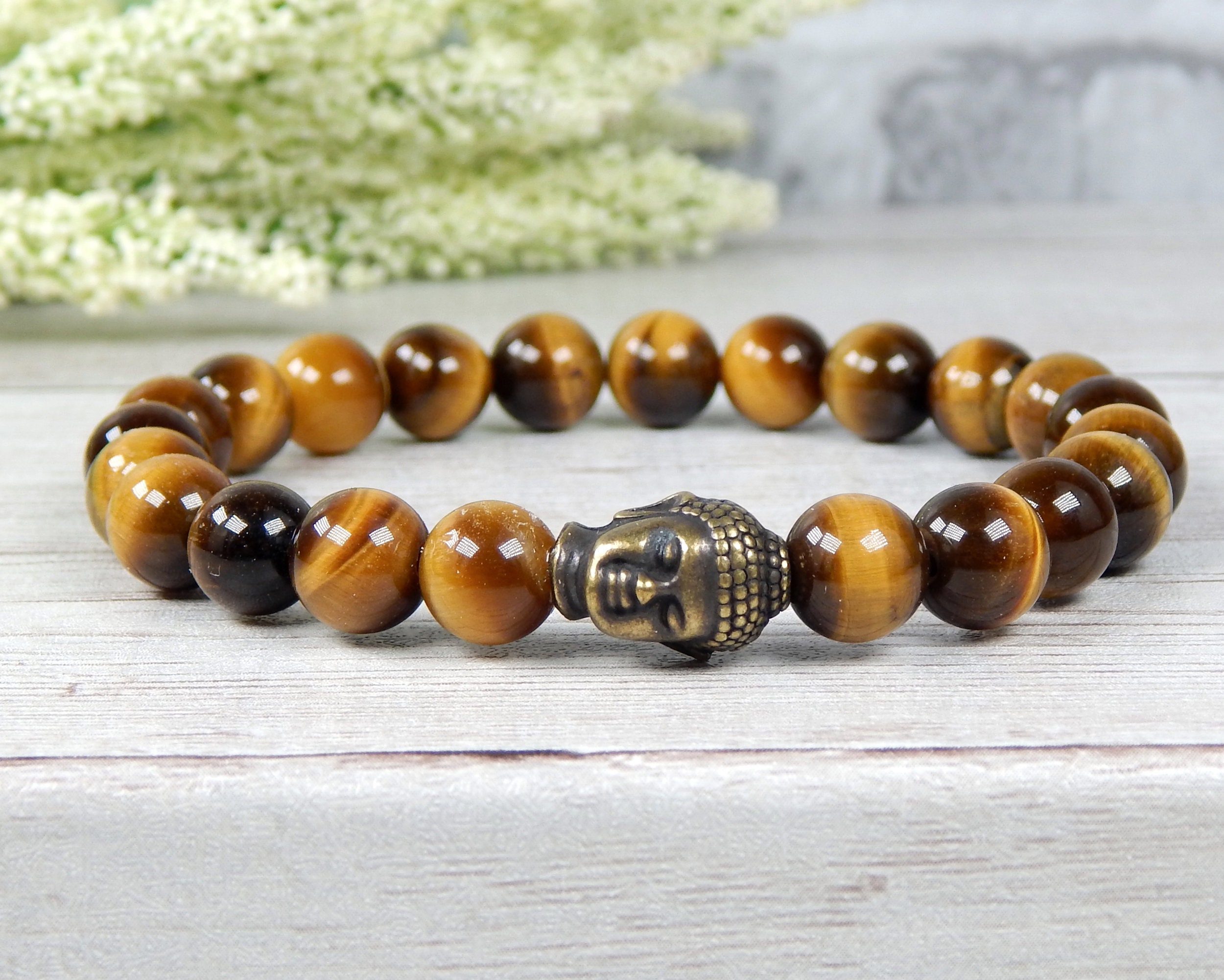 Tiger eye buddha bracelet discount