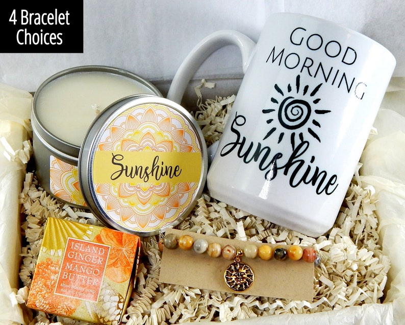 Sunshine Gift Box Sunshine Themed Gift Basket Good Morning Etsy