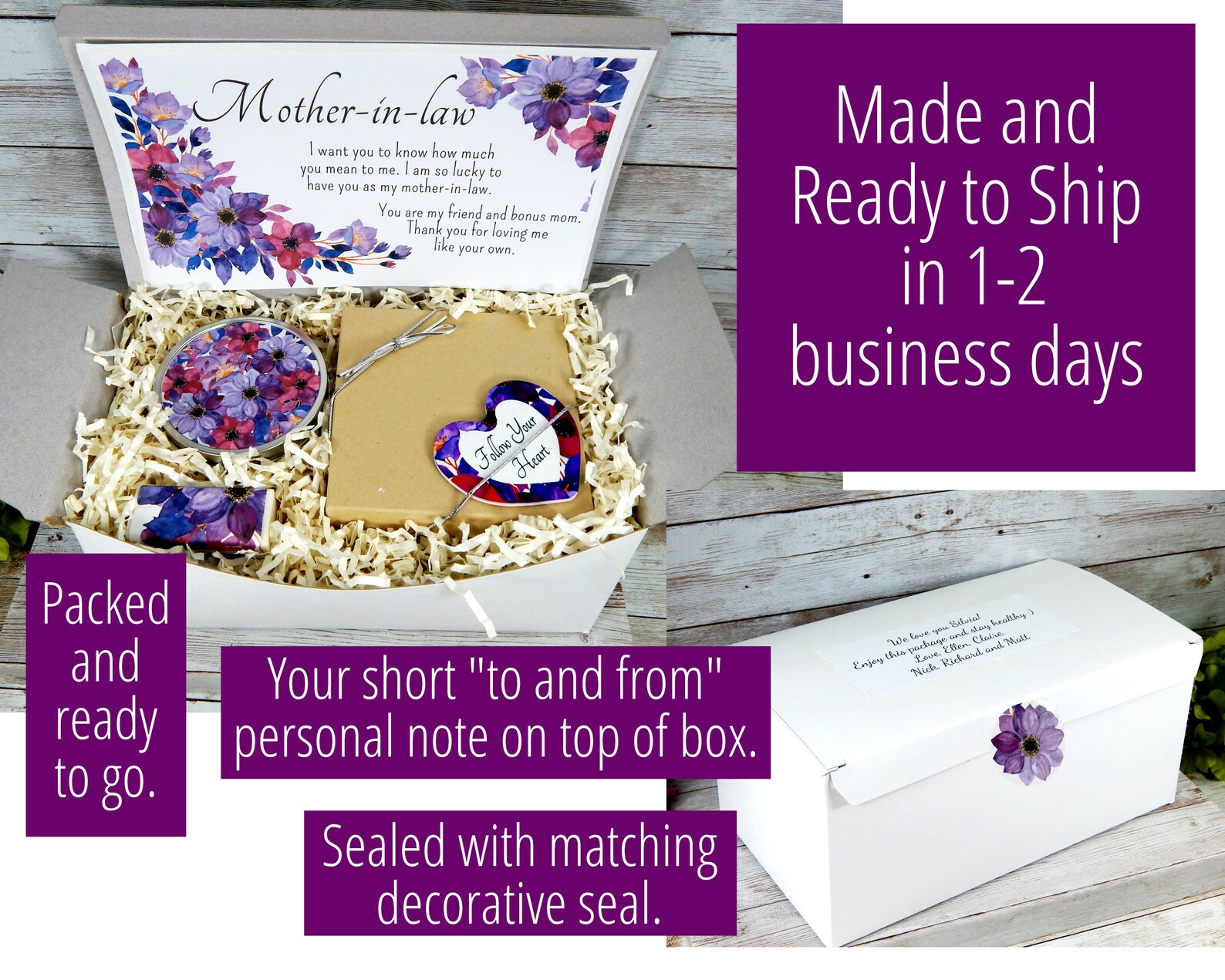 Gift for Mother in Law Gift Basket for Mother in Law Etsy