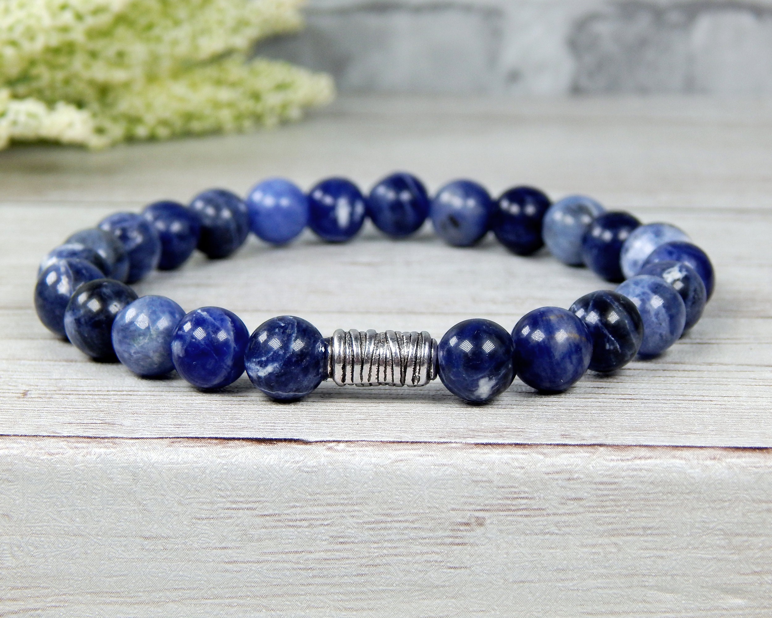 Bracelet Homme Perle Bleu Prince