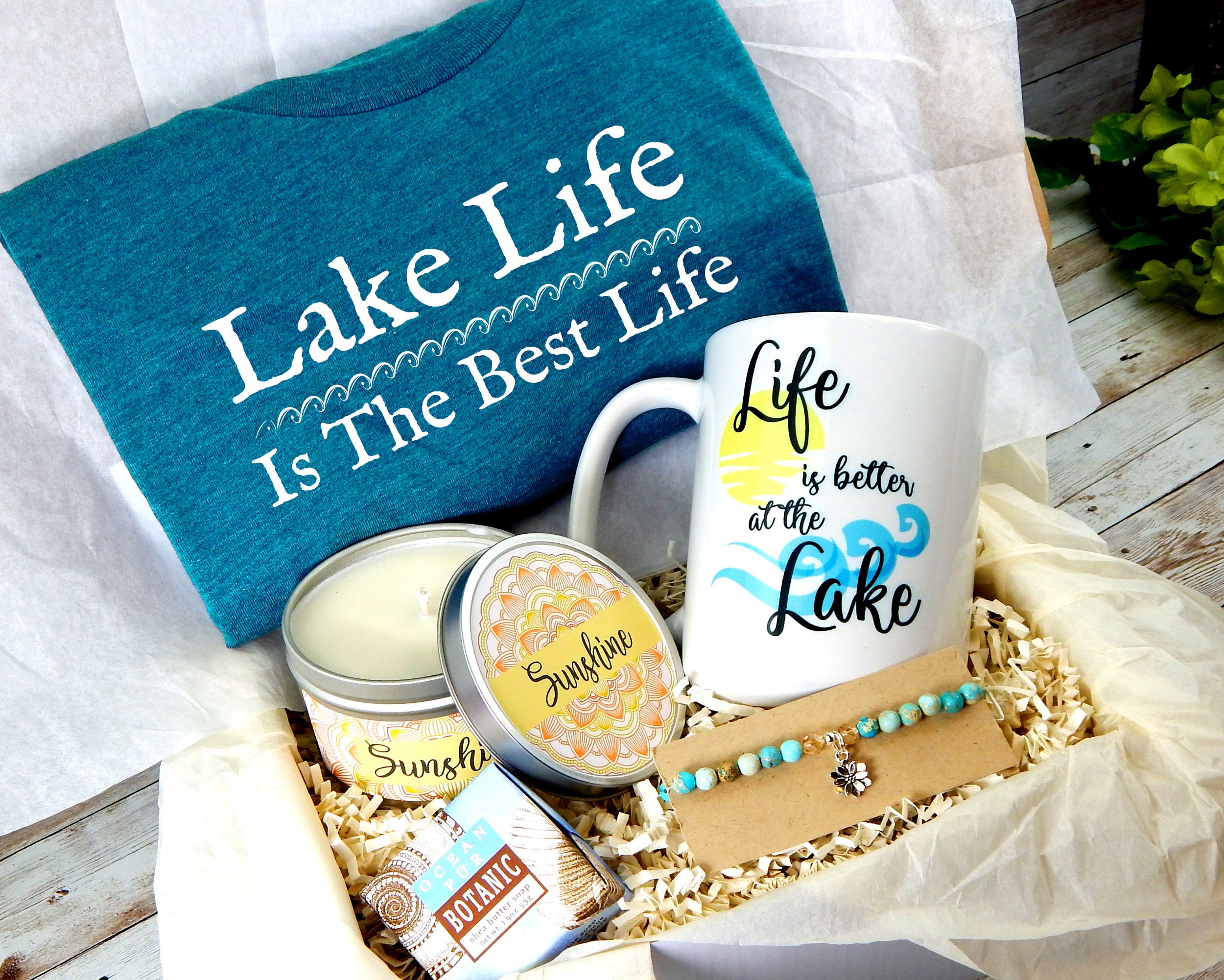 Lake Life Gifts Lake Life Is The Best Life Gift Basket For Etsy