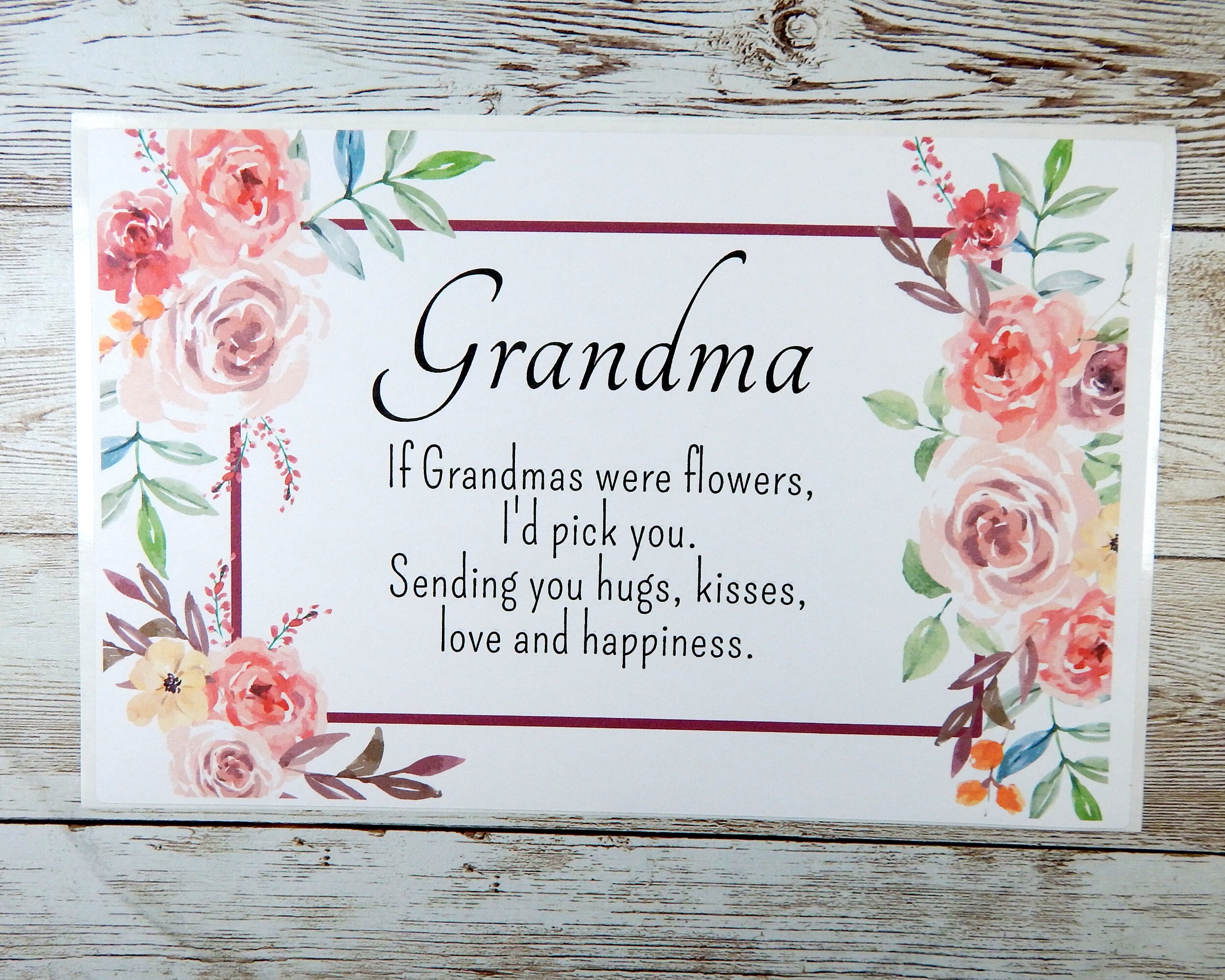 Gift Basket for Grandma with Personalized Mug Grandma Etsy