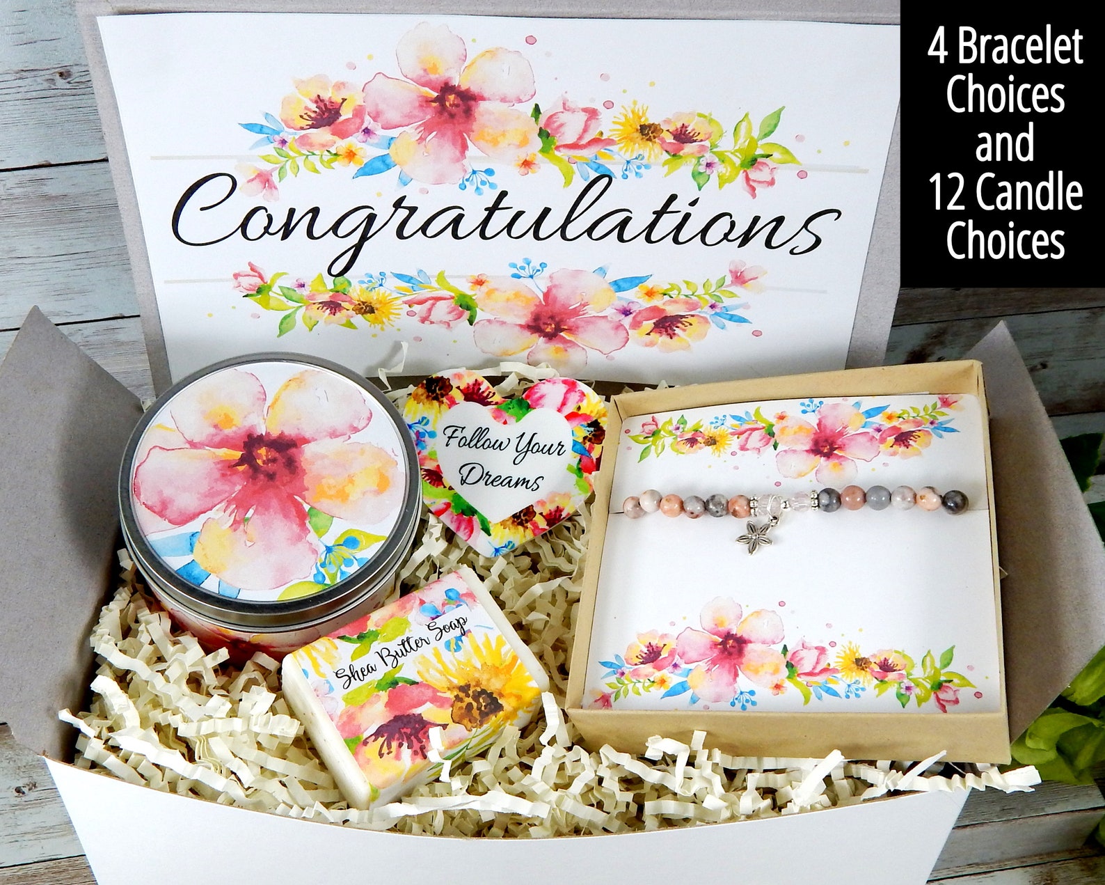 Congratulations Gift Basket Congrats Gift Box New Job Gift Etsy