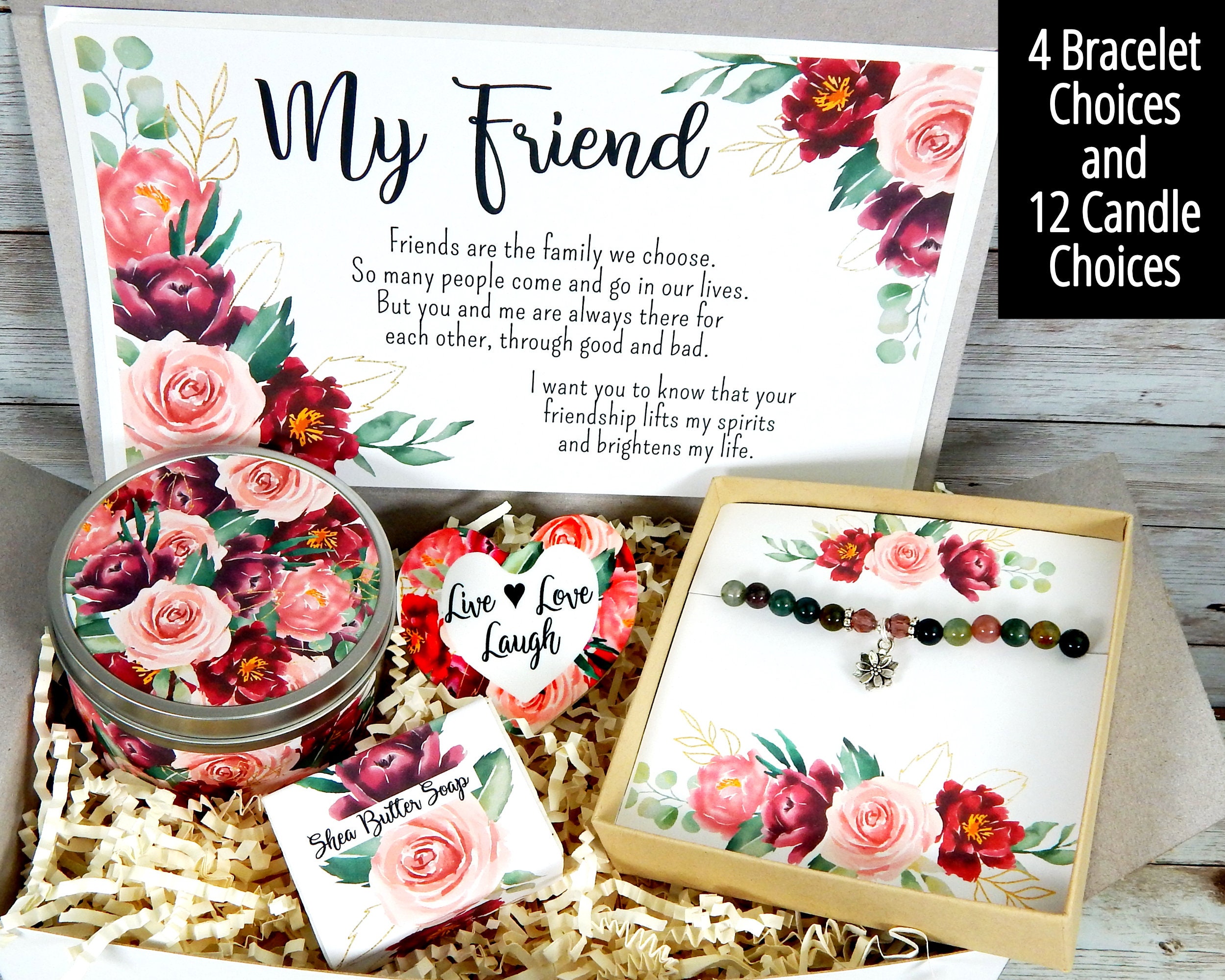 Gifts to Send to Best Friend Friendship Gift Basket for Etsy