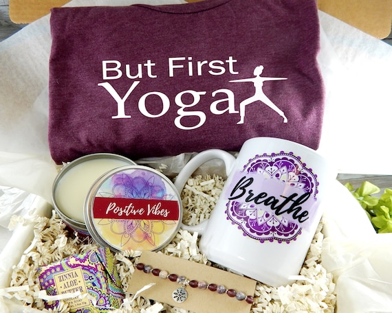 Yoga Gift Basket Self-care Package Inspirational Gift -  New Zealand