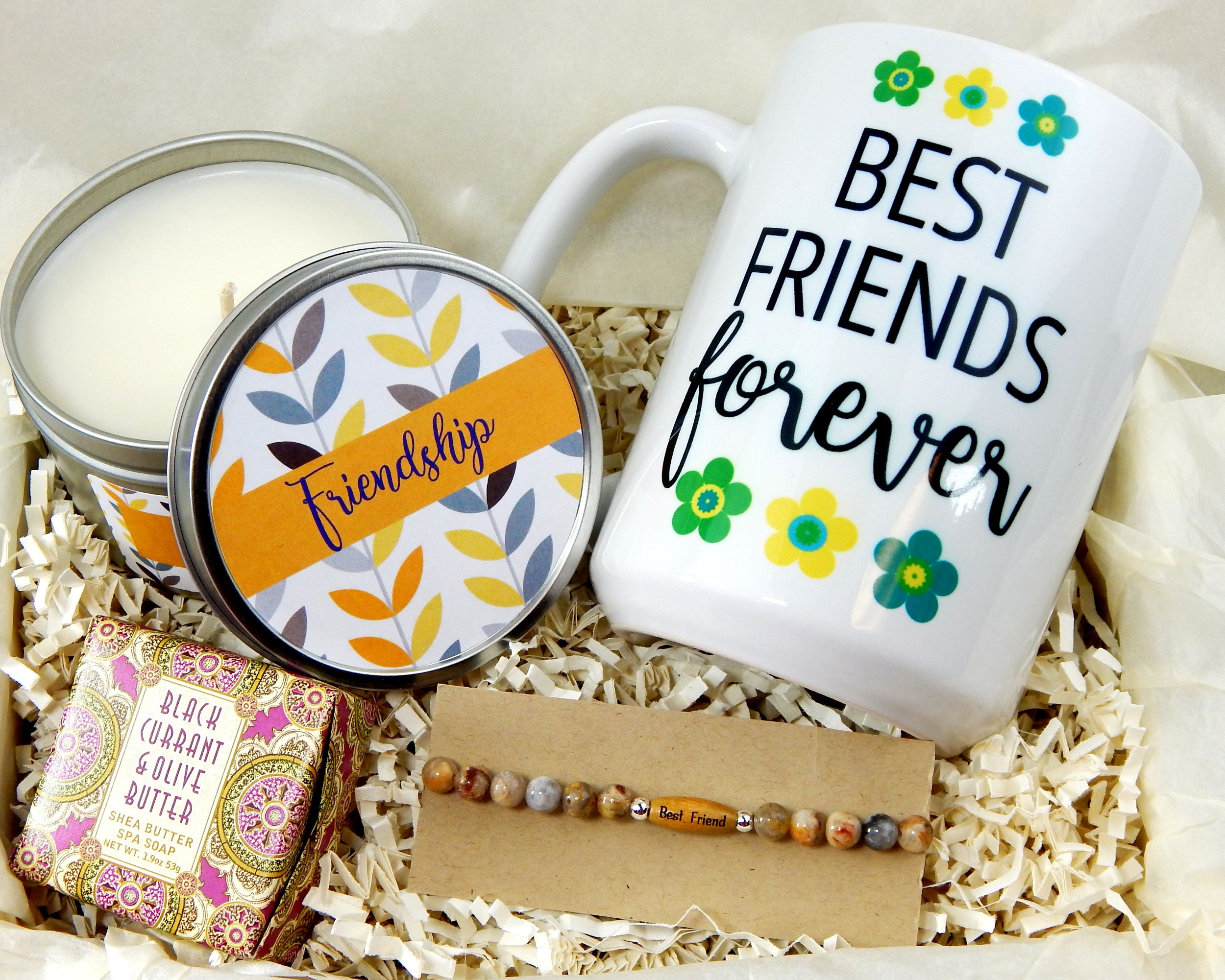 Best Friend Gift Basket BFF Gift Basket Birthday Gift for Etsy