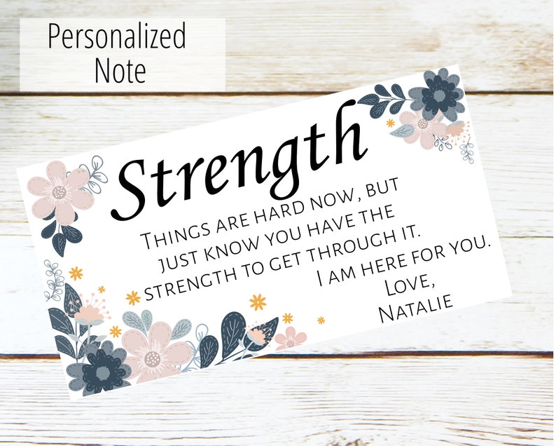 Strength Gifts Jewelry for Strength Stay Strong Gift Box Etsy