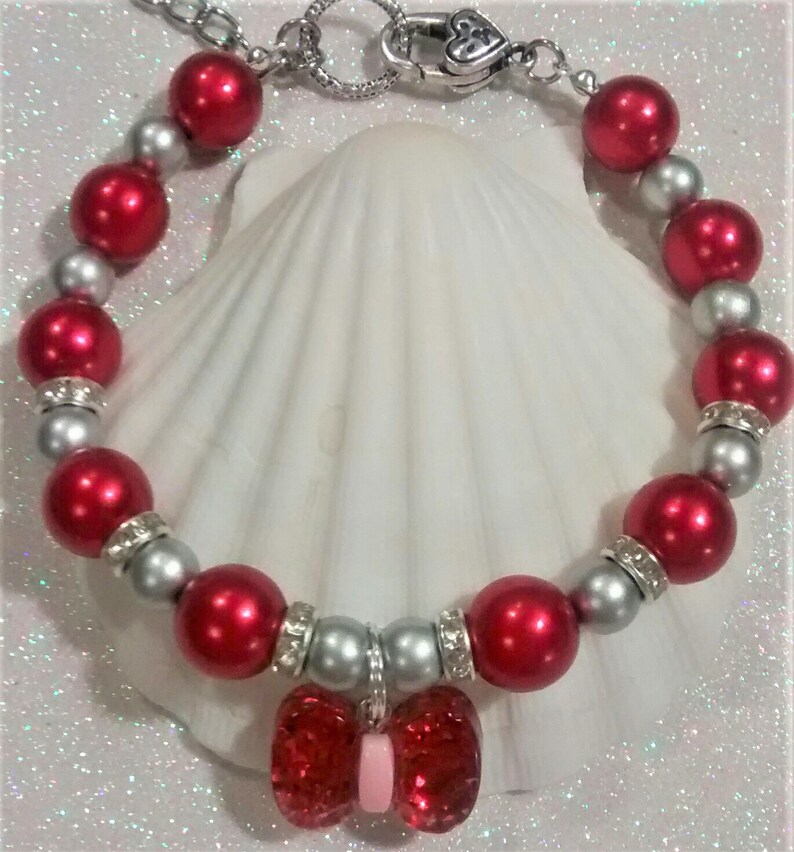 Red /& Silver Pearl DogCat Collar Necklace Christmas Bow DogCat Collar Necklace Pet Christmas Pearl Collar Christmas Color Pet Collar