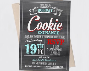 Cookie Exchange Invitation - Printable File