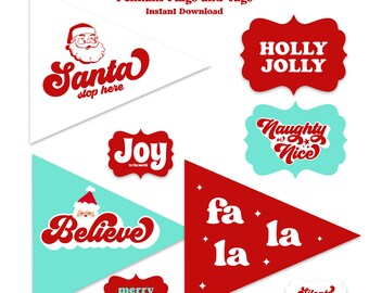 Christmas Printable Packages - Instant Download