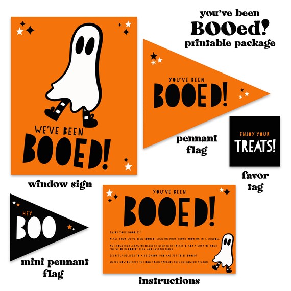 You've Been BOOed Printable Package - Instant Download Il_570xn