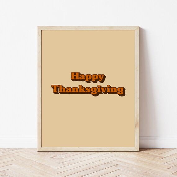 Thanksgiving Print - Instant Download Il_570xn