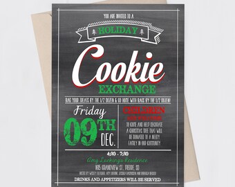 Cookie Exchange Invitation - Printable File