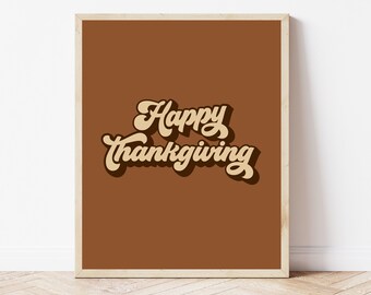 Thanksgiving Print - Instant Download