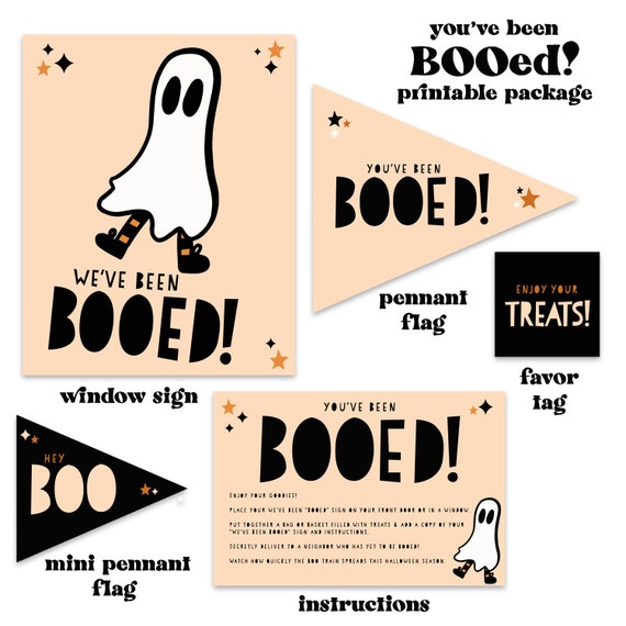 You've Been BOOed Printable Package - Instant Download Il_570xn