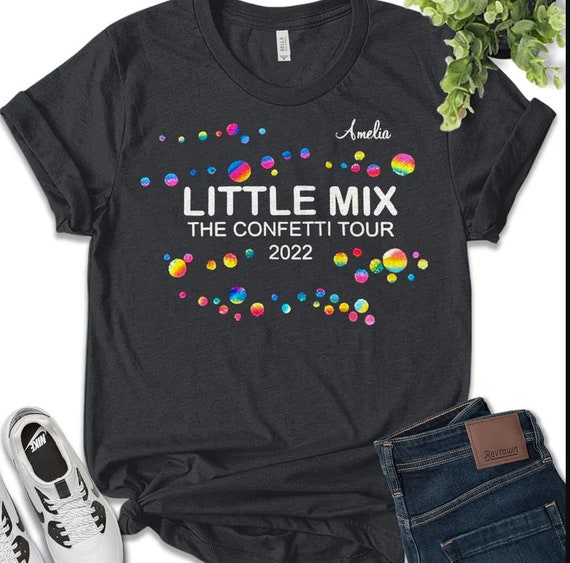Little mix t shirt confetti Clearance
