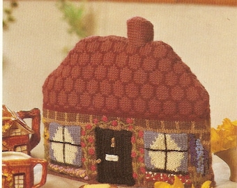 Cache-théière En Laine Fait Main – Cottage Vintage – Tartan Gris – Doublé – Irlande