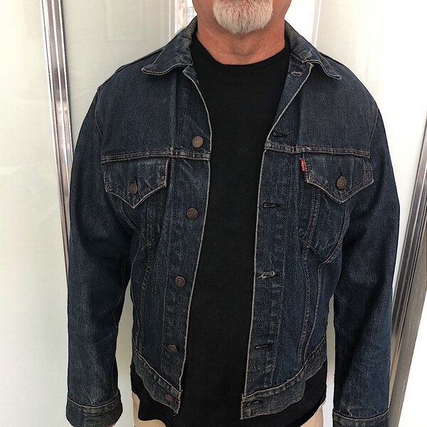 Mens Levis Denim Jacket Etsy