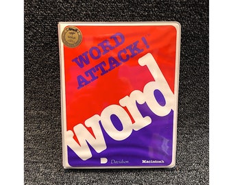 Logiciel d’attaque Word pour Apple Macintosh • 1986 • Complet • dans le classeur d’origine