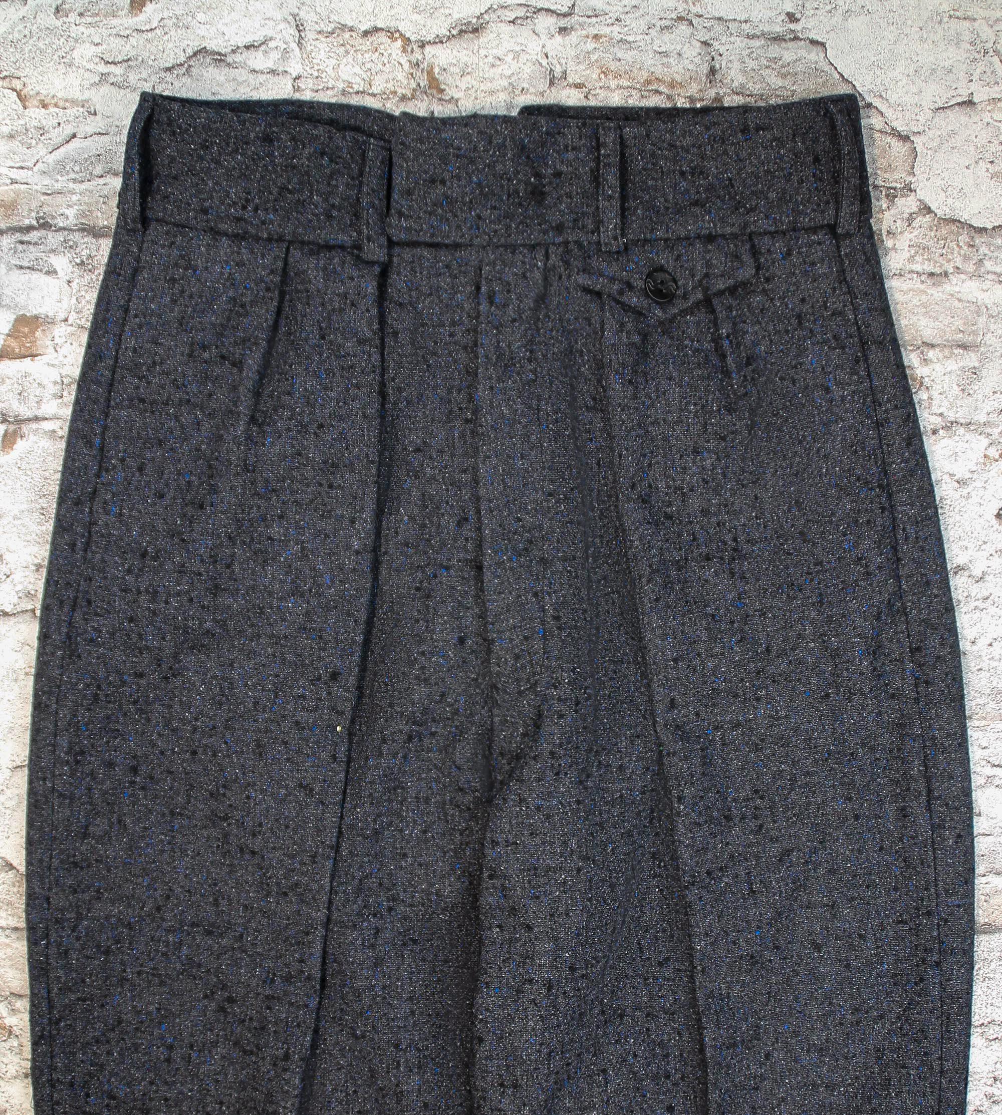 1940s Style Dark Grey Heavy Wool Trousers Size 34 In - Etsy