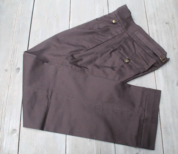 1940 high waisted trousers mens