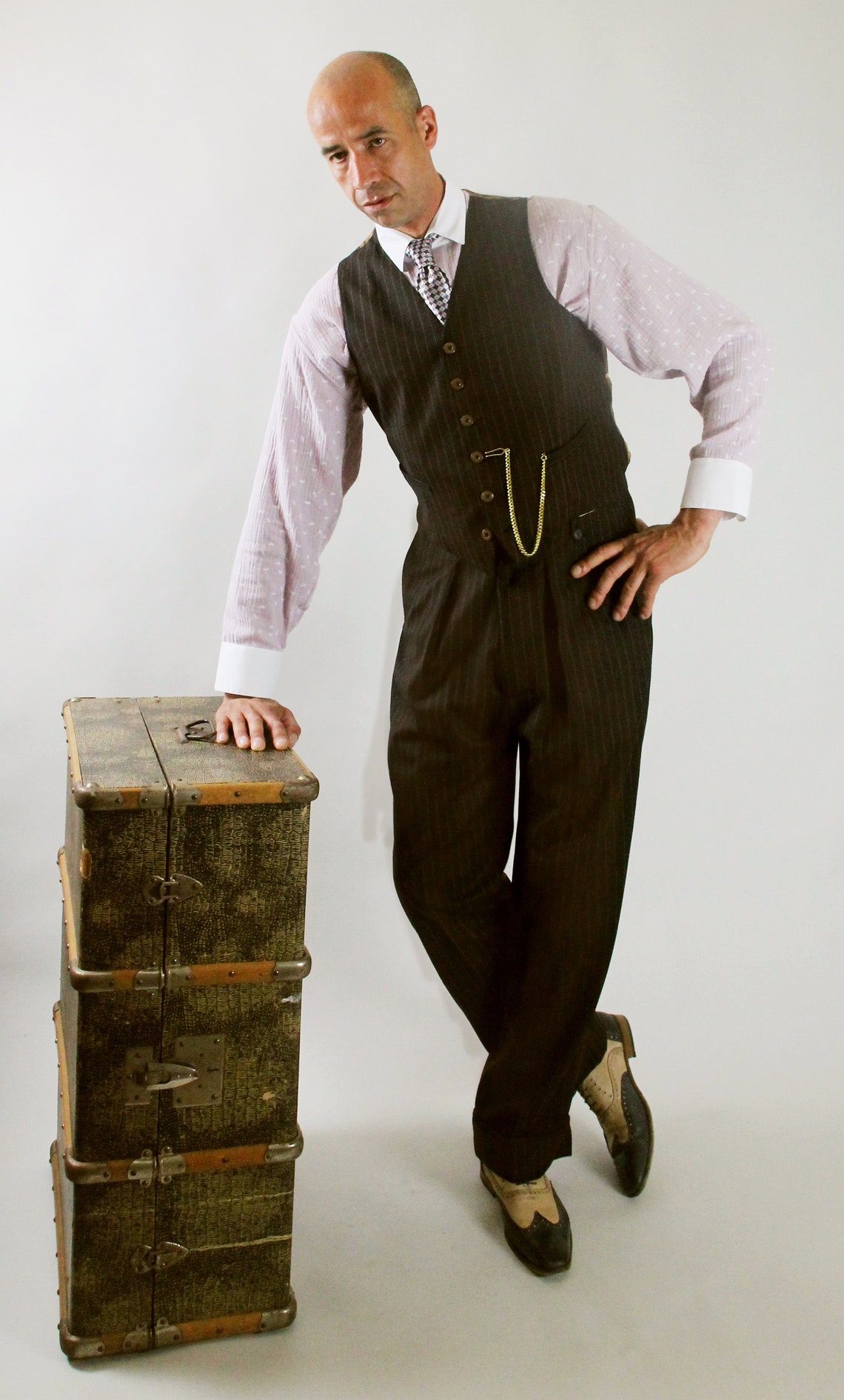 high waisted slacks