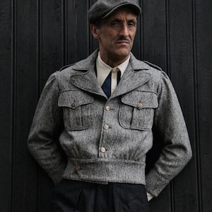 siq klein 1940s WOOL JACKET ヴィンテージ ジャケット Vintage WWII US Army OD Wool Eisenhower Uniform Jacket 1940s