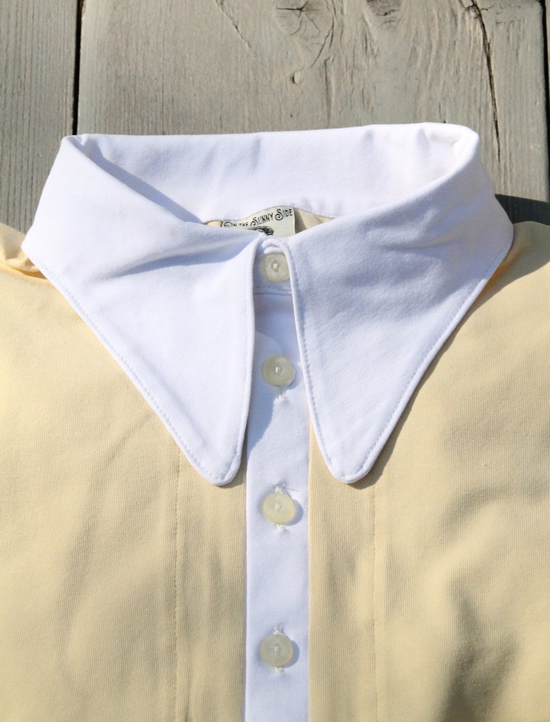 1930s Mens Polo Shirt Long Sleeve Polo Eco Cotton Polo - Etsy