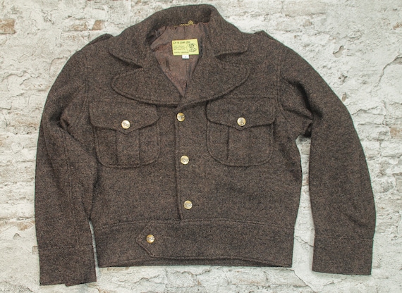 【vintage】イギリス軍 ブリティッシュ アイクジャケット ウールジャケット 1940年代のヴィンテージスタイルのレプリカアイクジャケット