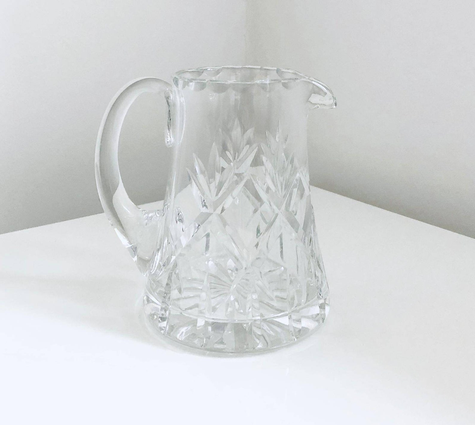 Royal Doulton Made in England full lead Crystal jug by b Etsy