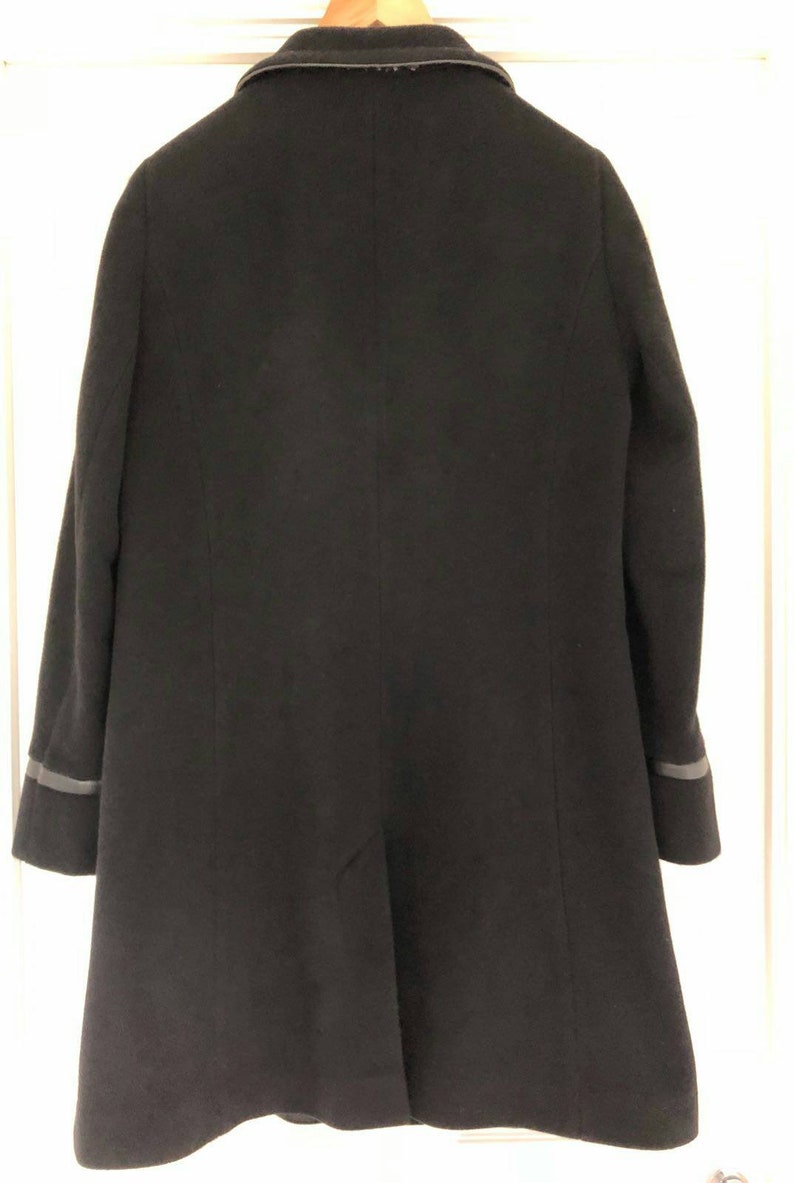 Windsmoor Ladies Wool Cashmere Blend Long Black Coat Size 12 - Etsy