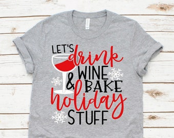 funny christmas drinking shirts
