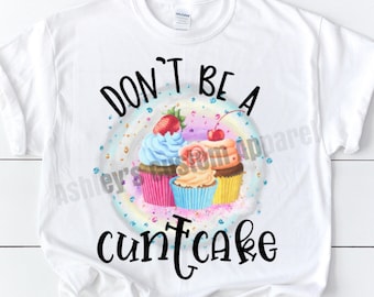 KEEP CALM AND EAT CUPCAKE Funny Gift Present New Ladies T-shirt