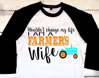 Farmer's Wife - Farm Wife - Farmer - God Made A Farmer - Farm Life - Country Living - Farmer Sign -  Farm - God Farmer - Farming Wife