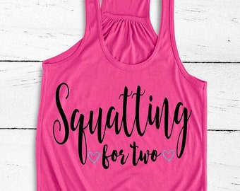 Pregnancy Workout Tank, Squat Shirt , Maternity Tank Top, Baby Shower Gift, Gym Motivation, Mom To Be Shirt, Maternity Workout, Fitness Tank