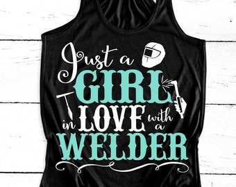 Welder's Wife, Welder Wife Tank Top, Welder Shirts, Oilfield Welder, Welders Wife Shirt, I Love my Welder, Proud Wife, Welding Shirt, Custom