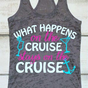 Cruise Shirts Funny Cruise Drinking Shirt What Happens on the - Etsy