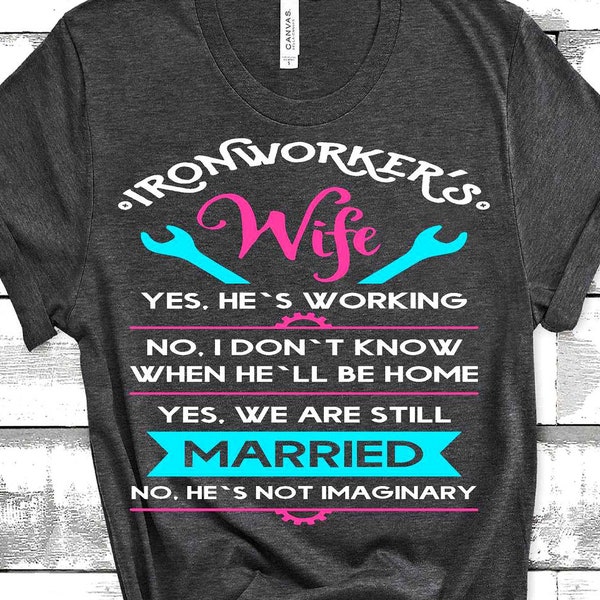 Iron Worker's Wife Shirt I Love My Iron Man IronWorker Wife Shirts My Heart Belongs To An Ironworker Cute Iron Wife Shirt Steel Mill Worker