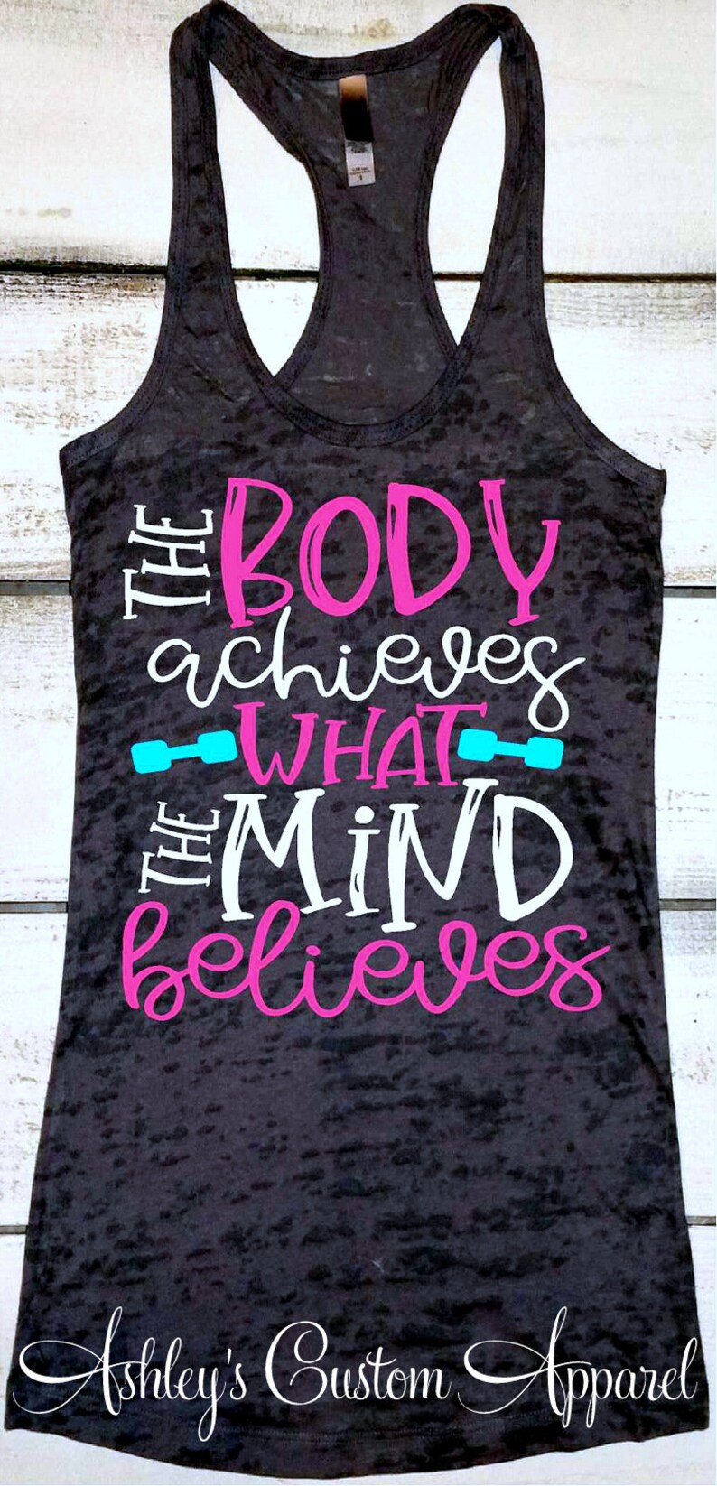 Womens Inspirational Workout Tank Tops Motivational Fitness Etsy