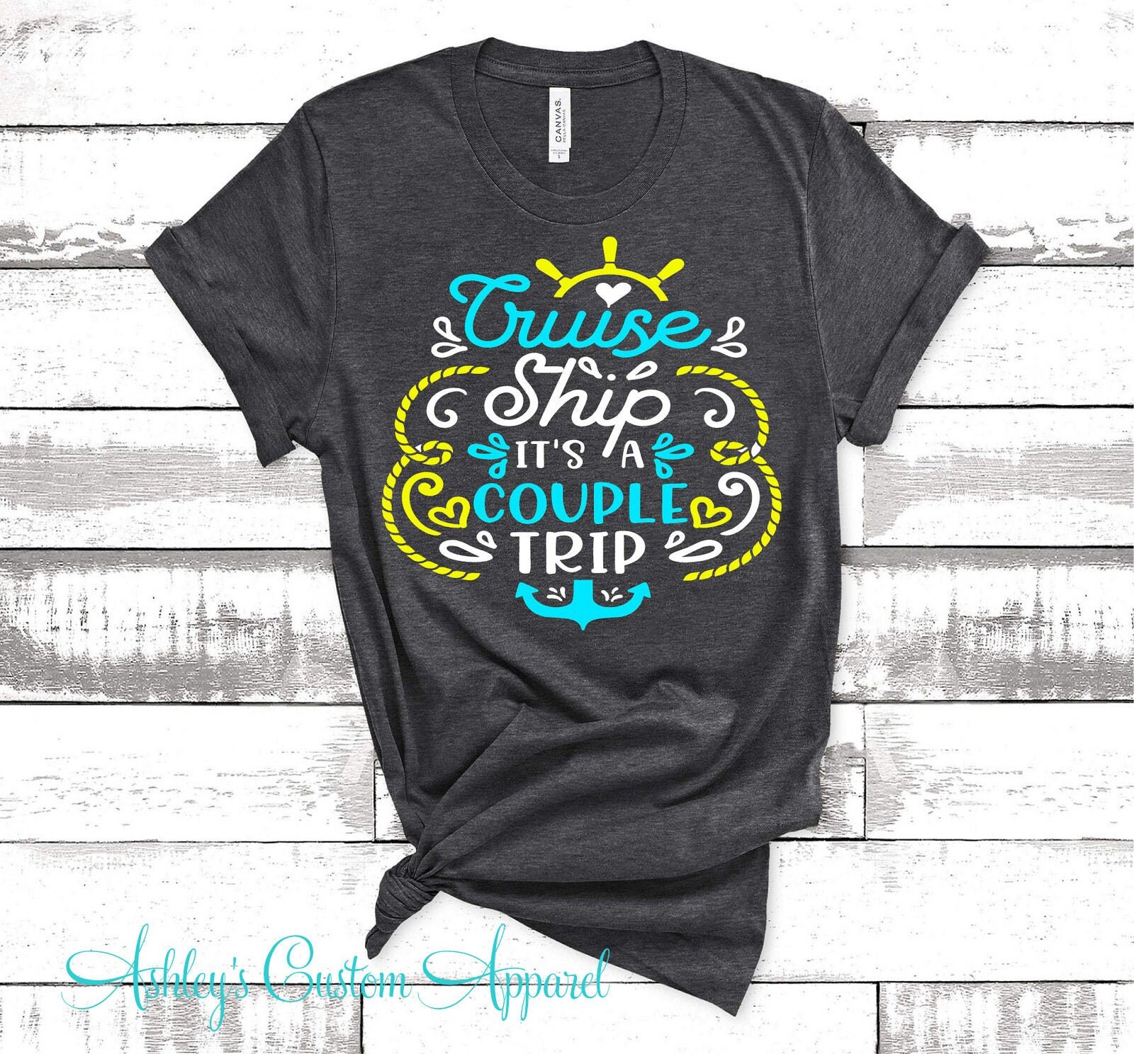 Cruise Shirts Ah Ship It's A Couples Trip Matching Cruise Shirt Group Cruise Ship Shirts Cruising Tee Anniversary Cruise Couple Cruise Boat