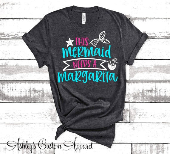 Day Drinking on the Beach Mermaid Needs A Margarita Funny Ladies Cruise Shirts Mamacita Margarita Vacation Alcohol Shirts Girls Trip Shirts Etsy