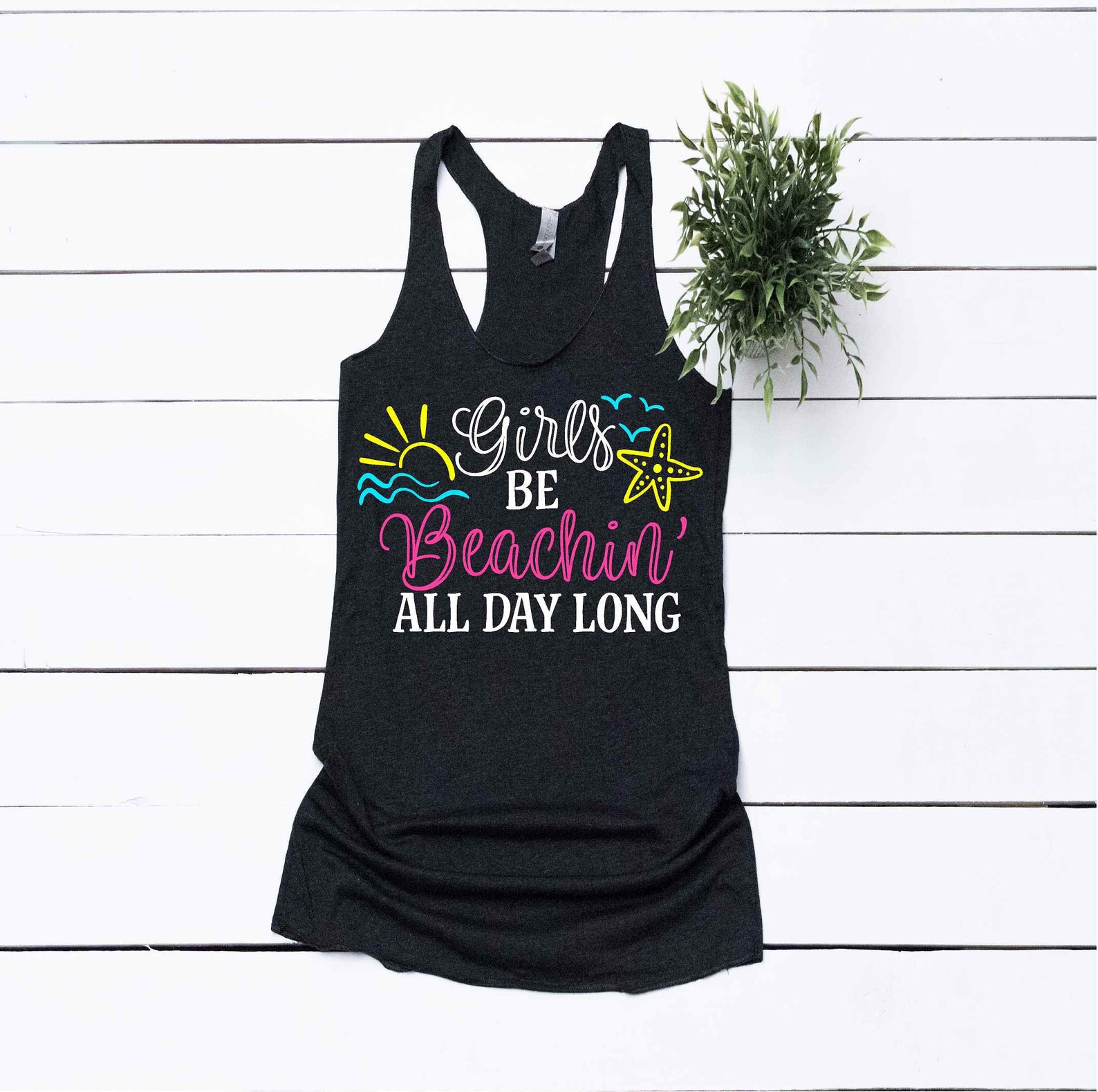 Beach Trip Shirts Girls Be Beachin All Day Long Girls Beach Etsy