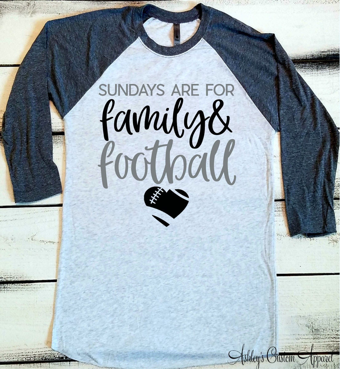 Sunday Football Shirt Sundays are for Family and Football | Etsy