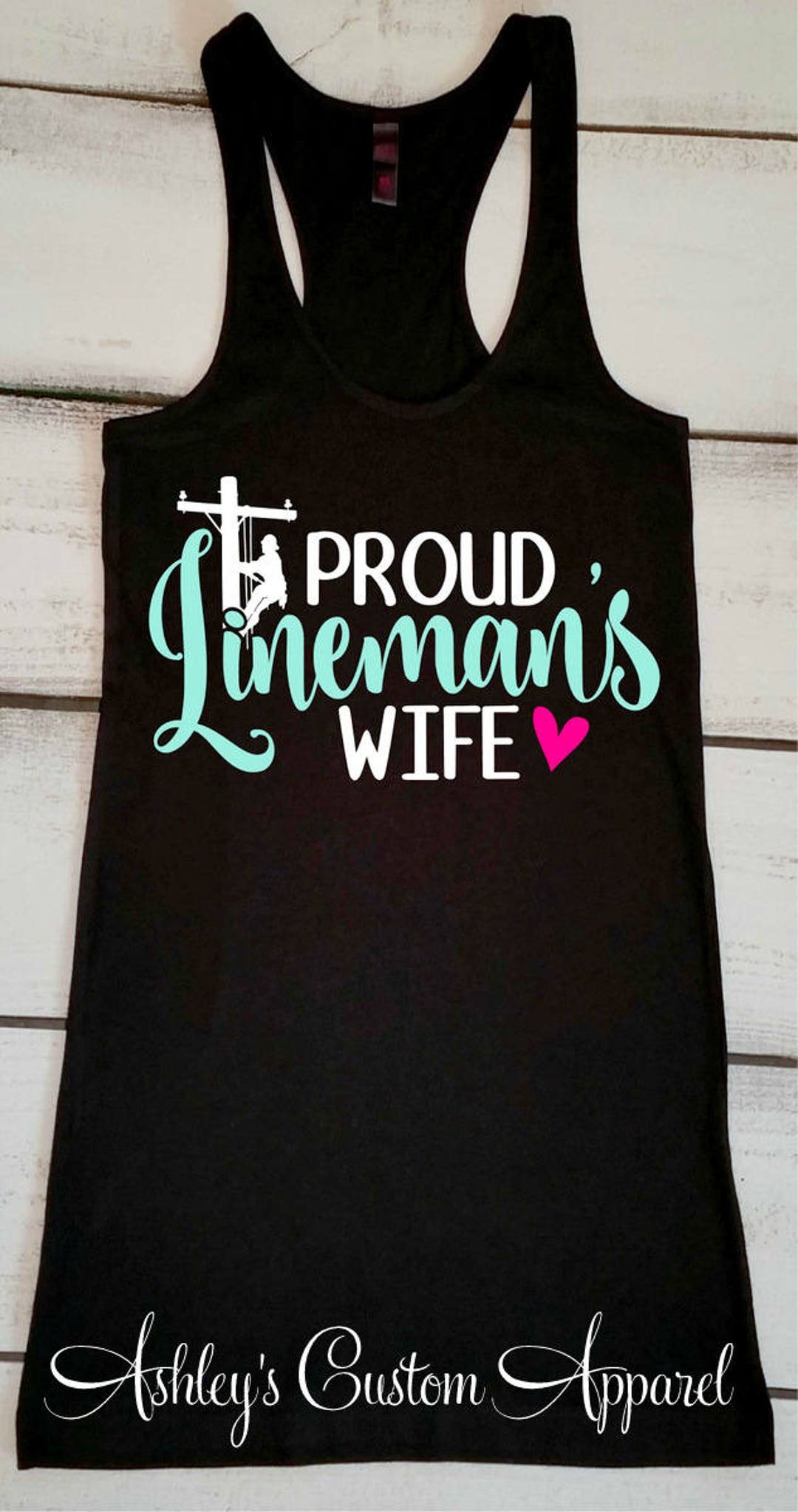 Lineman's Wife Lineman's Wife Shirt Power Lineman - Etsy