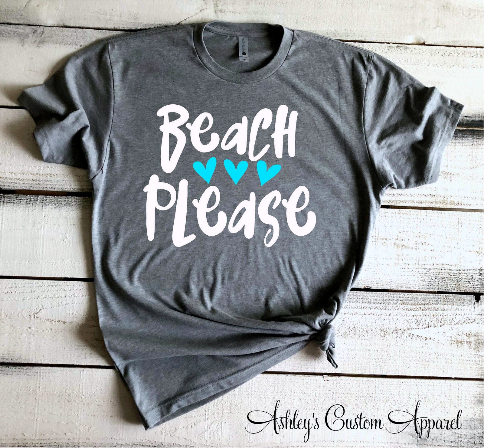 t shirt beach please