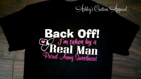 Army Wife Army Sweetheart Back off I'm 