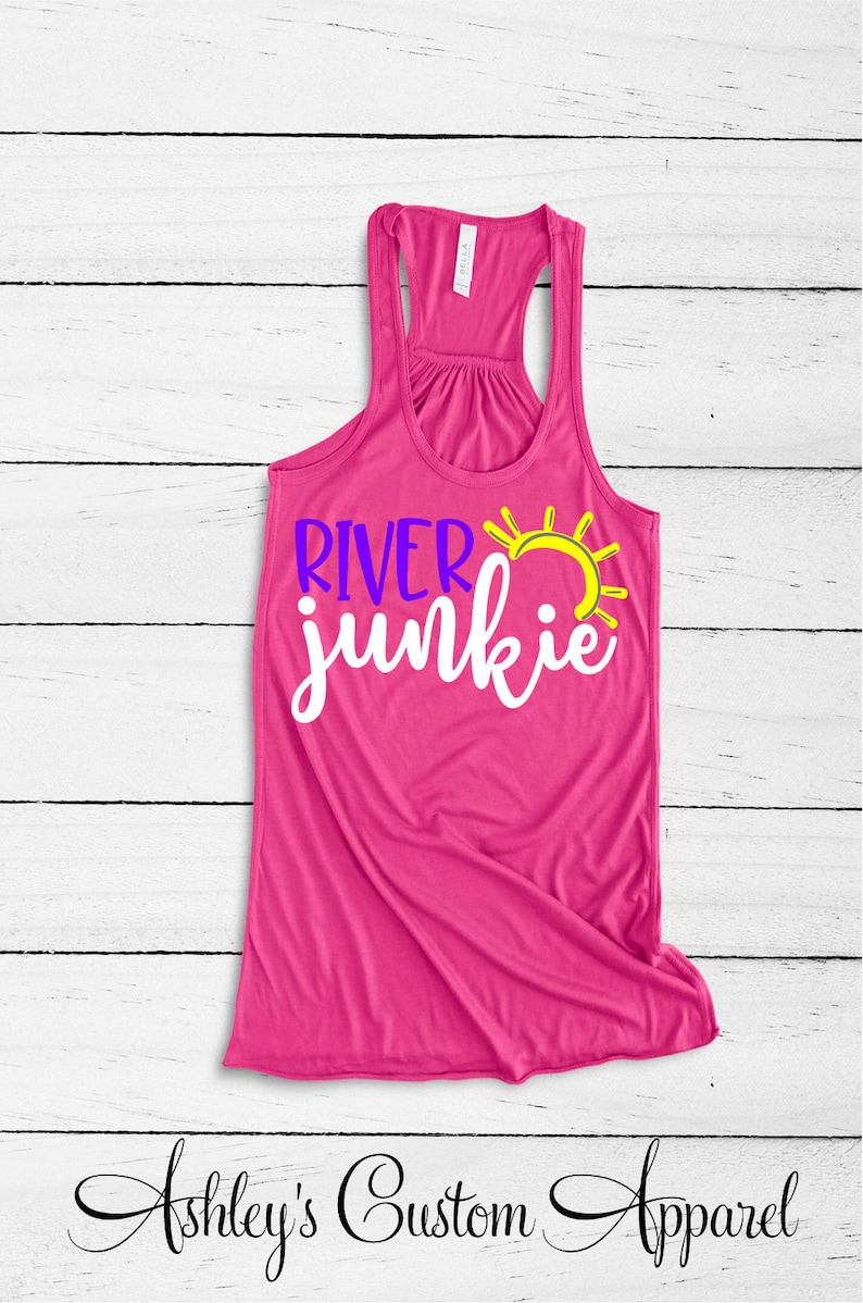 Cute River Shirts River Junkie Shirt To Wear At The River | Etsy