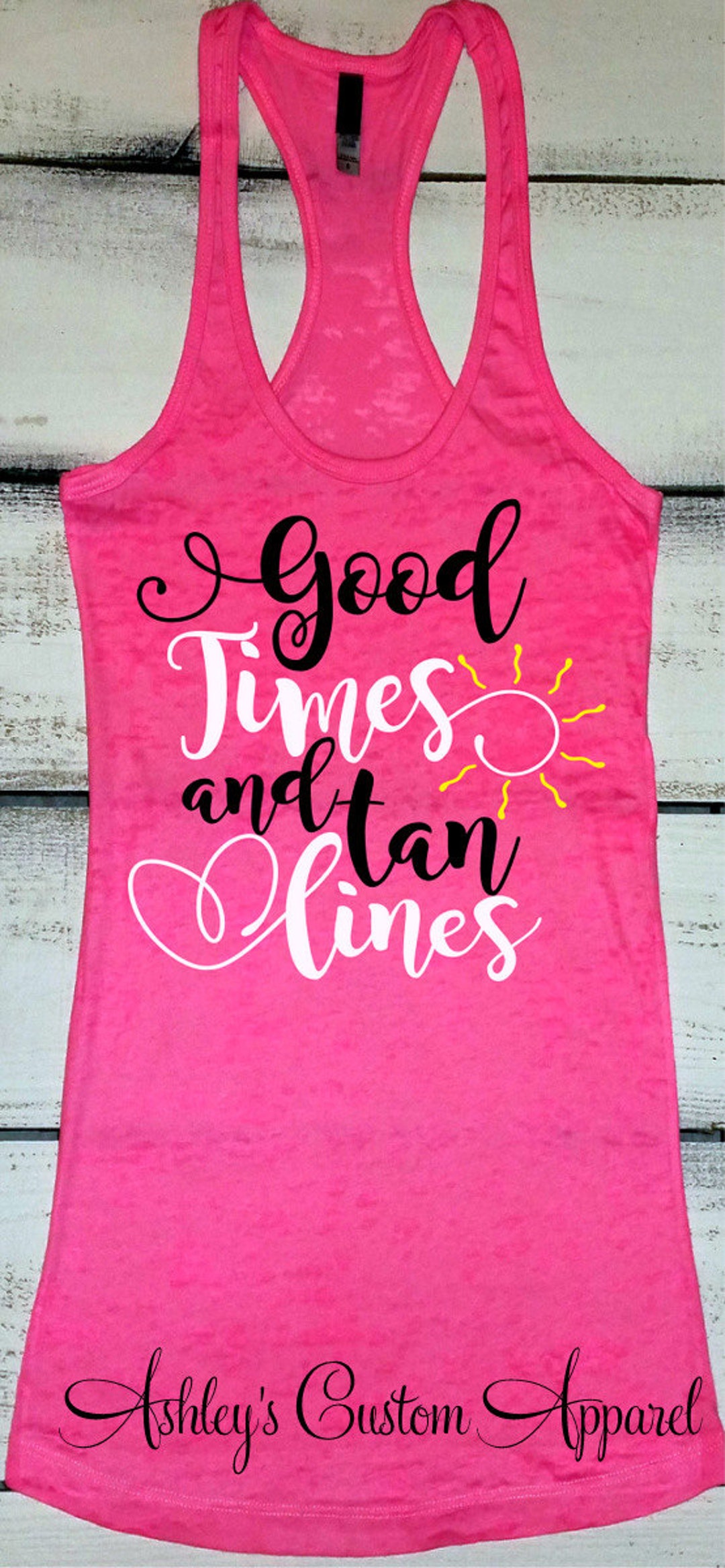 Good Times and Tan Lines Vacation Shirts Beach Shirt Girls - Etsy