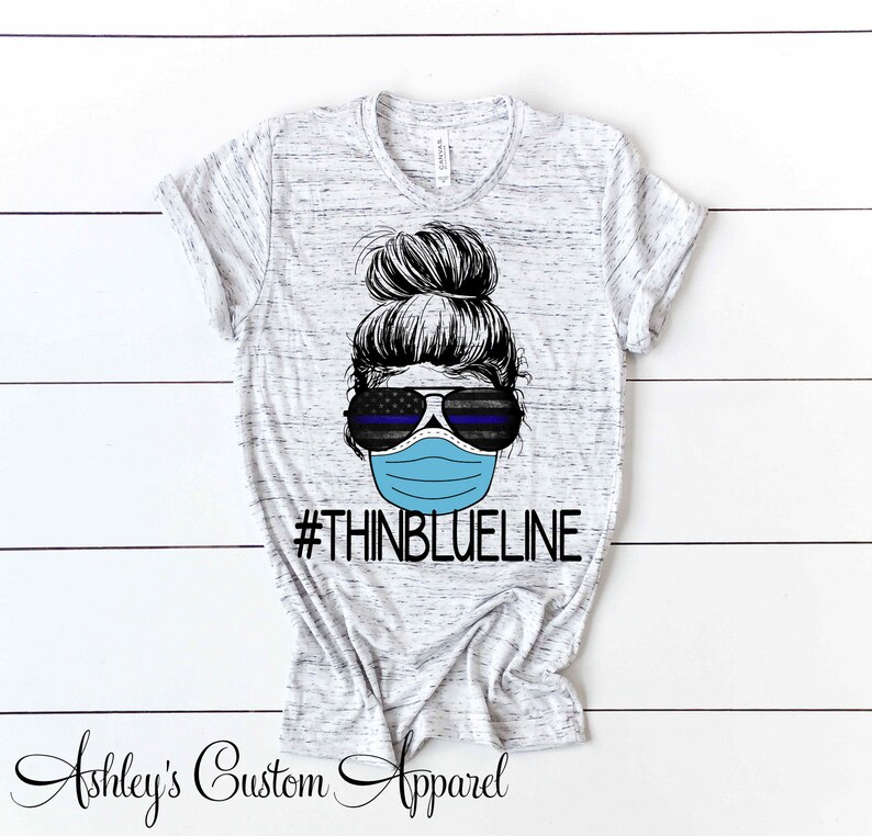 Download Police Family Shirt Custom Police Officer Wife Shirt Messy ...