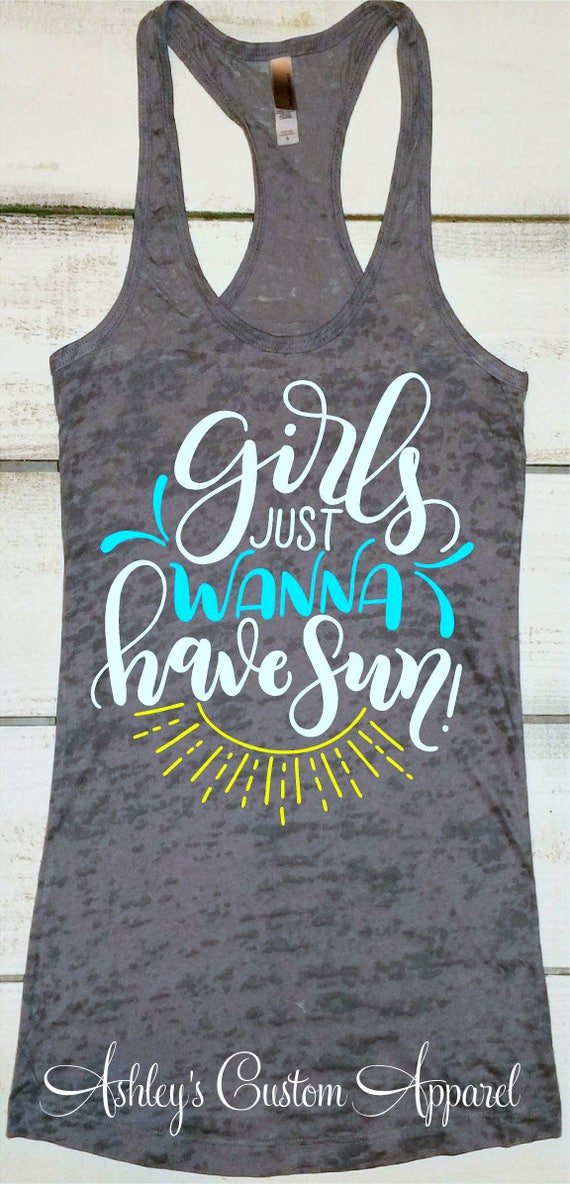 Beach Shirts Girls Just Wanna Have Sun 